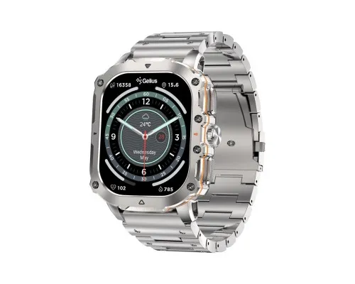 Смарт-годинник Gelius Tactical Heavy (GP-SW016) Silver Titan (2099901019103)