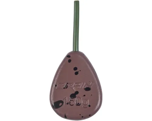 Грузило Brain In-Line Flat Lead 150g 2шт/уп Brown (1858.32.21)