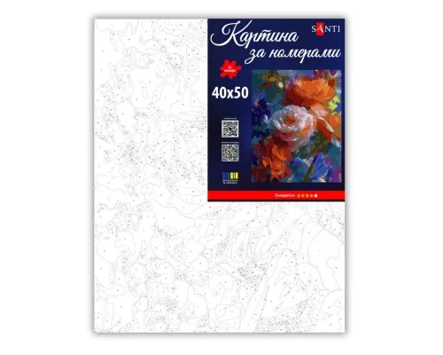 Картина по номерам Santi Весняний букет 40х50 см (955784)