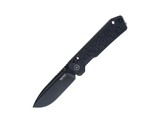 Ніж SRM Rubik 7228B 14C28N, Black Aluminium, Black Stonewash (7228B-AB2)