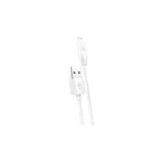 Дата кабель USB 2.0 AM to Lightning 1.0m 2.4A X1 white HOCO (6957531032007)