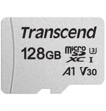 Карта пам'яті Transcend 128GB microSDXC class 10 UHS-I U3 A1 (TS128GUSD300S)