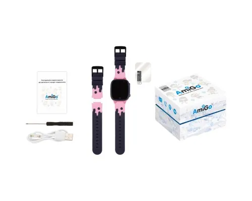 Смарт-годинник Amigo GO008 MILKY GPS WIFI Pink (873293)