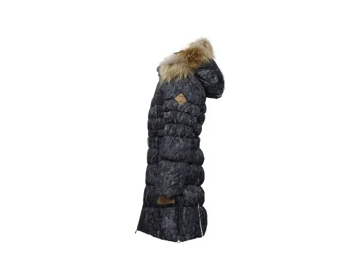 Пальто дитяче Huppa YASMINE 12020055 чорний з принтом 116 (4741468561554)