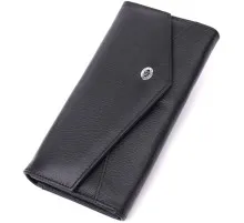 Гаманець ST Leather Шкіряний Чорний (22546)