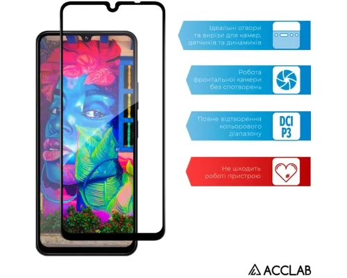 Скло захисне ACCLAB Full glue Xiaomi Redmi A4 Black (1283126613272)