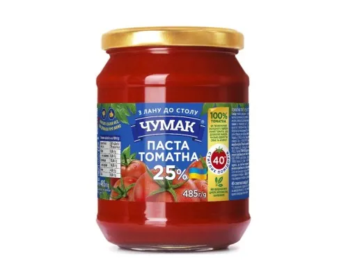 Соус Чумак Томатна паста 25% 485 г с/б (4823096008189)