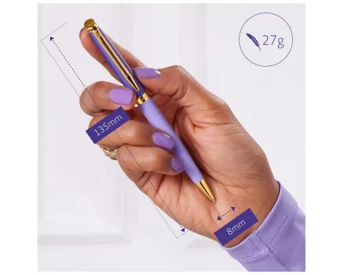 Ручка кулькова Waterman HEMISPHERE Colour Blocking Purple GT BP (22 580)