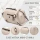 Сумка Vintage З натуральної шкіри Біла (22923)