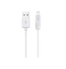 Дата кабель USB 2.0 AM to Lightning 2.0m 2.4A X1 white HOCO (6957531032014)