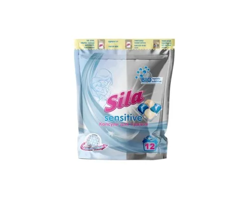 Капсули для прання Sila Sensitive 12 шт. (4823107606083)