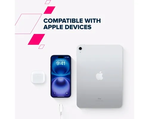 Дата кабель USB-C to USB-C 2.0m CC60SC 60W White Canyon (CNS-CC60SC20W)