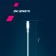Дата кабель USB-C to USB-C 2.0m CC60SC 60W White Canyon (CNS-CC60SC20W)