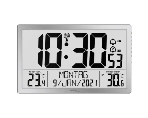 Настінний годинник Technoline WS8113 Silver (DAS302461)