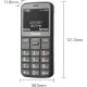 Мобільний телефон Panasonic KX-TU160 Black (KX-TU160EXB)