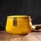 Сумка Vintage З натуральної шкіри Жовта (22116)