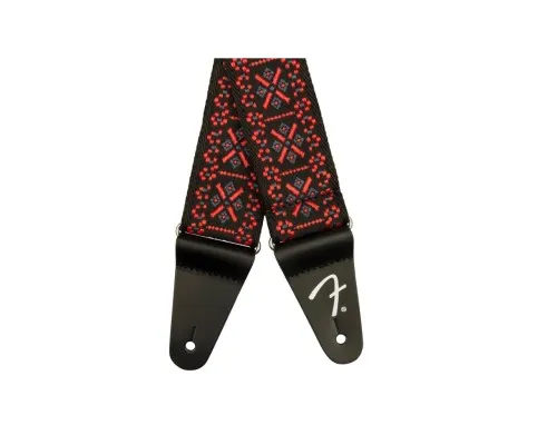 Ремінь для гітари Fender Strap 2" Pasadena Woven Lattice Red (236935)