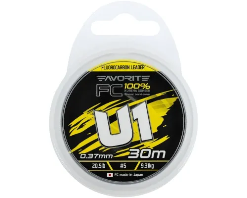 Флюорокарбон Favorite U1 FC 30m 5.0/0.37mm 20.5lb/9.31kg (1693.12.17)