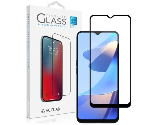 Скло захисне ACCLAB Full Glue Oppo A16 Black (1283126522024)