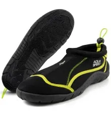 Аквашузи Aqua Speed Aqua Shoe Model 704-78 чорний, жовтий 35 (5905718616602)