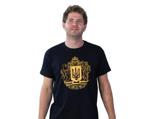 Футболка Sol's Imperial 190 Герб України чорний XL (11500309/137XL)