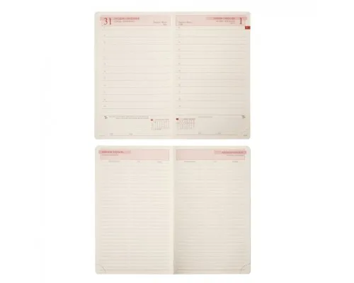 Тижневик Leo planner датований 2026 "Glory", м‘який, чорний, 352 сторінки (252632)