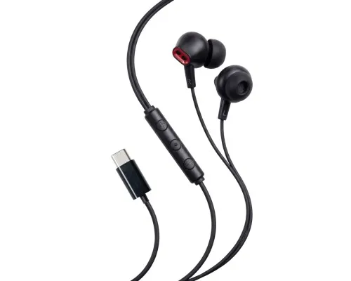 Навушники Vention Echo Lite USB-C In-Ear Wired Black (GBBBAV)