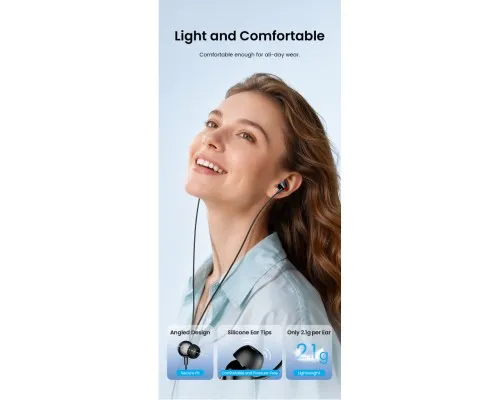 Навушники Vention Echo Lite USB-C In-Ear Wired Black (GBBBAV)