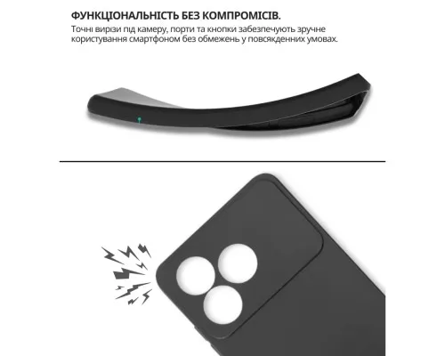 Чохол до мобільного телефона BeCover silicone ZTE Blade A36 / Nubia A36 Black (714936)