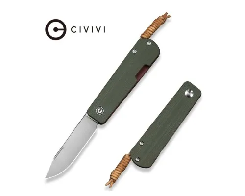 Ніж Civivi Slippy Sendy, Green G10, Satin (C24075B-1)