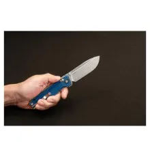 Ніж SRM Rubik 7228B 140Cr, Blue Micarta, Stonewash (7228B-ME2)
