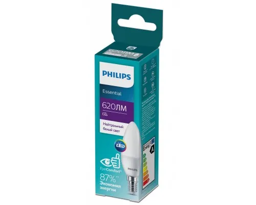 Лампочка Philips ESSLEDCandle 6W 620lm E14 840 B35NDFRRCA (929002971107)