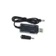 Кабель живлення USB to DC 5.5x3.5mm 9V-12V 0.8m Maxxter (UB-DC9/12-0.8M)
