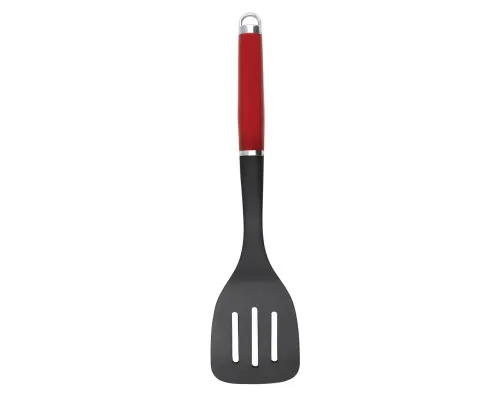 Лопатка кухонна KitchenAid Coreline з прорізами, 35,6 см, червоний (KAG002OHERE)