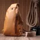Сумка Vintage З отвором для навушників з екошкіри Жовта (22788)