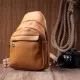 Сумка Vintage З отвором для навушників з екошкіри Жовта (22788)