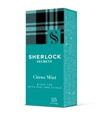 Чай Sherlock Secrets Citrus Mint чорний 25х2 г (shs.01138)