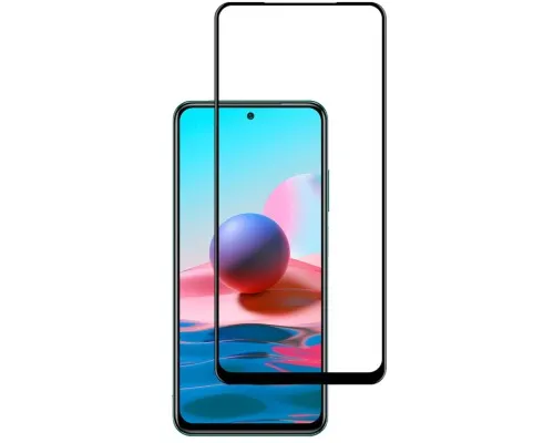 Скло захисне ACCLAB Full Glue Xiaomi Redmi Note 10 Black (1283126511295)