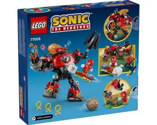 Конструктор LEGO Sonic Knuckles vs. Dr. Eggman Egg Crusher Mech (77005)