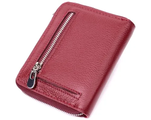 Гаманець ST Leather Шкіряний Бордовий (19491)