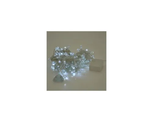 Гірлянда Voltronic Штора-Конус White 120LED, 8 режимів, 3х0,3 метра, прозора, BOX (DT-2025/S120SW)