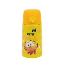 Поїльник-непроливайка Kite Garfield термос з трубочкою 400 мл (GF25-1261)