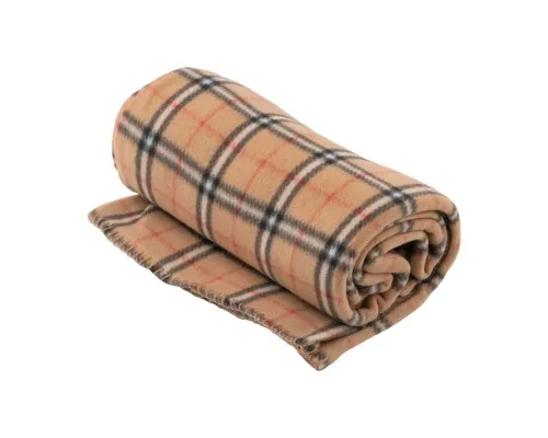 Плед Ardesto Fleece 100% поліестер, клітинка, бежевий 130х160 см (ART0722PB)