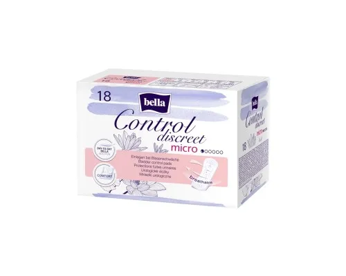 Урологічні прокладки Bella Control Discreet Micro 18 шт. (5900516697518)