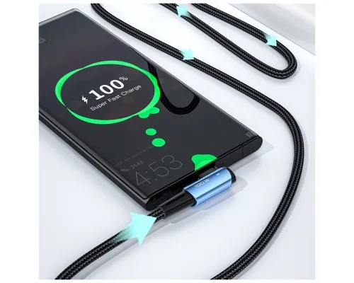 Дата кабель USB-C to USB-C 1.0m 100W black Essager (EXCTT1-CGWT01)