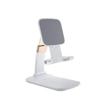 Підставка до планшета та телефона Knight Foldable Desk Mobile Phone Holder Stand (Alloy) White Essager (EZJZM-QS02)