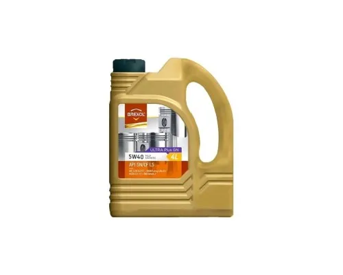 Моторна олива BREXOL Ultra Plus GN 5W40 API SN/CF LS 4л (48021134649)