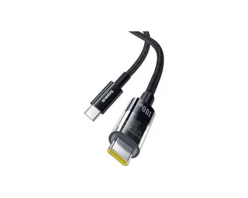 Дата кабель USB-C to USB-C 1.0m 100W black Baseus (1167202)