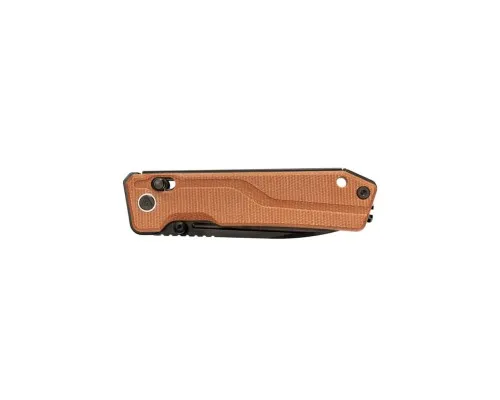 Ніж SRM Rubik 7228B 140Cr, Brown Micarta, Black Stonewash (7228B-MN2)