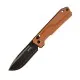 Ніж SRM Rubik 7228B 140Cr, Brown Micarta, Black Stonewash (7228B-MN2)